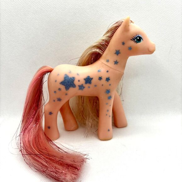 My Little Pony MLP G1 Glittery Sweetheart Sister Sunblossom 1988 GSS TAF Hasbro - Picture 1 of 6